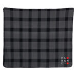 Soft plaid fleece blanket - Image 5