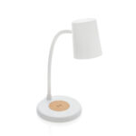 Zenara RCS recycled plastic and cork 15W wireless desk lamp - Image 2