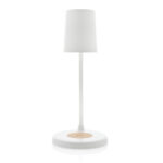 Zenara RCS recycled plastic and cork 15W wireless desk lamp - Image 3