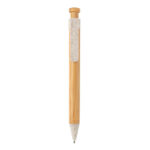 Bamboo pen with wheatstraw clip - Image 3