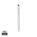Kymi RCS certified recycled aluminium pen with stylus - Image 8