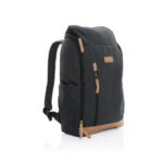 Impact AWARE™ 16 oz. recycled canvas 15" laptop backpack - Image 2