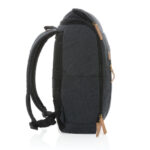 Impact AWARE™ 16 oz. recycled canvas 15" laptop backpack - Image 4