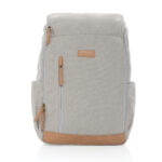 Impact AWARE™ 16 oz. recycled canvas 15" laptop backpack - Image 14