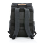 Impact AWARE™ 16 oz. recycled canvas 15" laptop backpack - Image 5