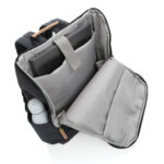 Impact AWARE™ 16 oz. recycled canvas 15" laptop backpack - Image 7