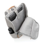 Impact AWARE™ 16 oz. recycled canvas 15" laptop backpack - Image 18