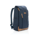 Impact AWARE™ 16 oz. recycled canvas 15" laptop backpack - Image 25