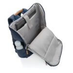 Impact AWARE™ 16 oz. recycled canvas 15" laptop backpack - Image 30