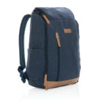 Impact AWARE™ 16 oz. recycled canvas 15" laptop backpack - Image 31