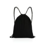 Impact AWARE™ recycled cotton drawstring backpack 145g - Image 2