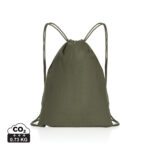 Impact AWARE™ recycled cotton drawstring backpack 145g - Image 26