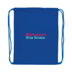 Impact AWARE™ recycled cotton drawstring backpack 145g - Image 25