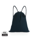 Impact AWARE™ recycled cotton drawstring backpack 145g - Image 33