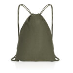 Impact AWARE™ recycled cotton drawstring backpack 145g - Image 29