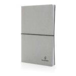 A5 GRS recycled leather notebook - Image 2