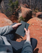 A5 GRS recycled leather notebook - Image 23