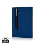 Standard hardcover PU A5 notebook with stylus pen - Image 9