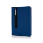 Standard hardcover PU A5 notebook with stylus pen - Image 10
