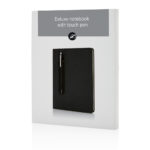 Standard hardcover PU A5 notebook with stylus pen - Image 5