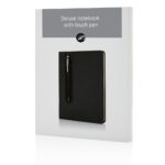 Standard hardcover PU A5 notebook with stylus pen - Image 8