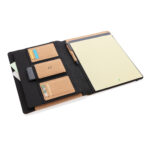 Deluxe cork portfolio A4 with pen - Image 8