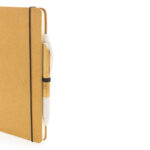 GRS Recycled leather hardcover notebook A5 - Image 31
