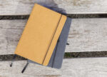 GRS Recycled leather hardcover notebook A5 - Image 35