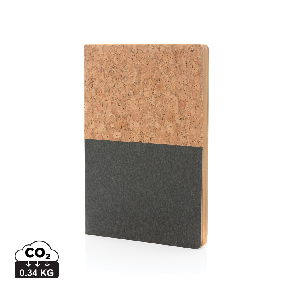 177076581761485 A5 cork & kraft notebook - Image 1
