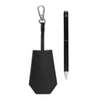 SP Tula RCS certified recycled PU key holder and pen set - Image 4