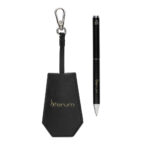 SP Tula RCS certified recycled PU key holder and pen set - Image 7