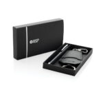 SP Tula RCS certified recycled PU key holder and pen set - Image 9