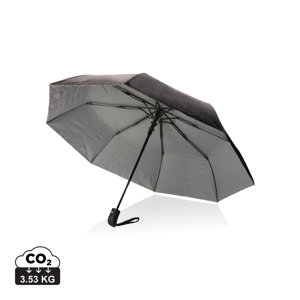177076631088005 21" Impact AWARE™ RPET 190T Pongee dual colour mini umbrella - Image 1