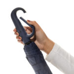 Yara 21" AWARE™ RPET solid colour umbrella with carabiner - Image 30