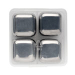 Re-usable stainless steel ice cubes 4pc - Image 5