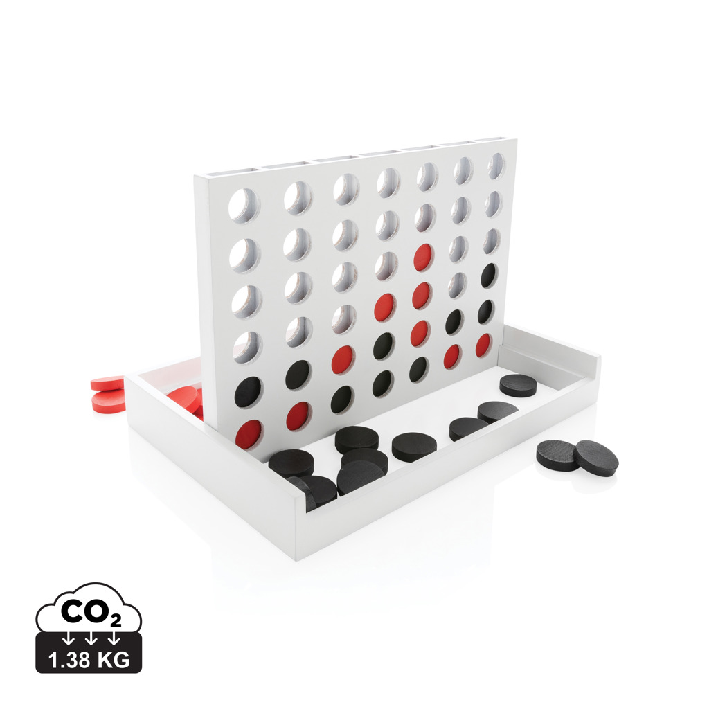177076651974376 Connect four wooden game - Image 1