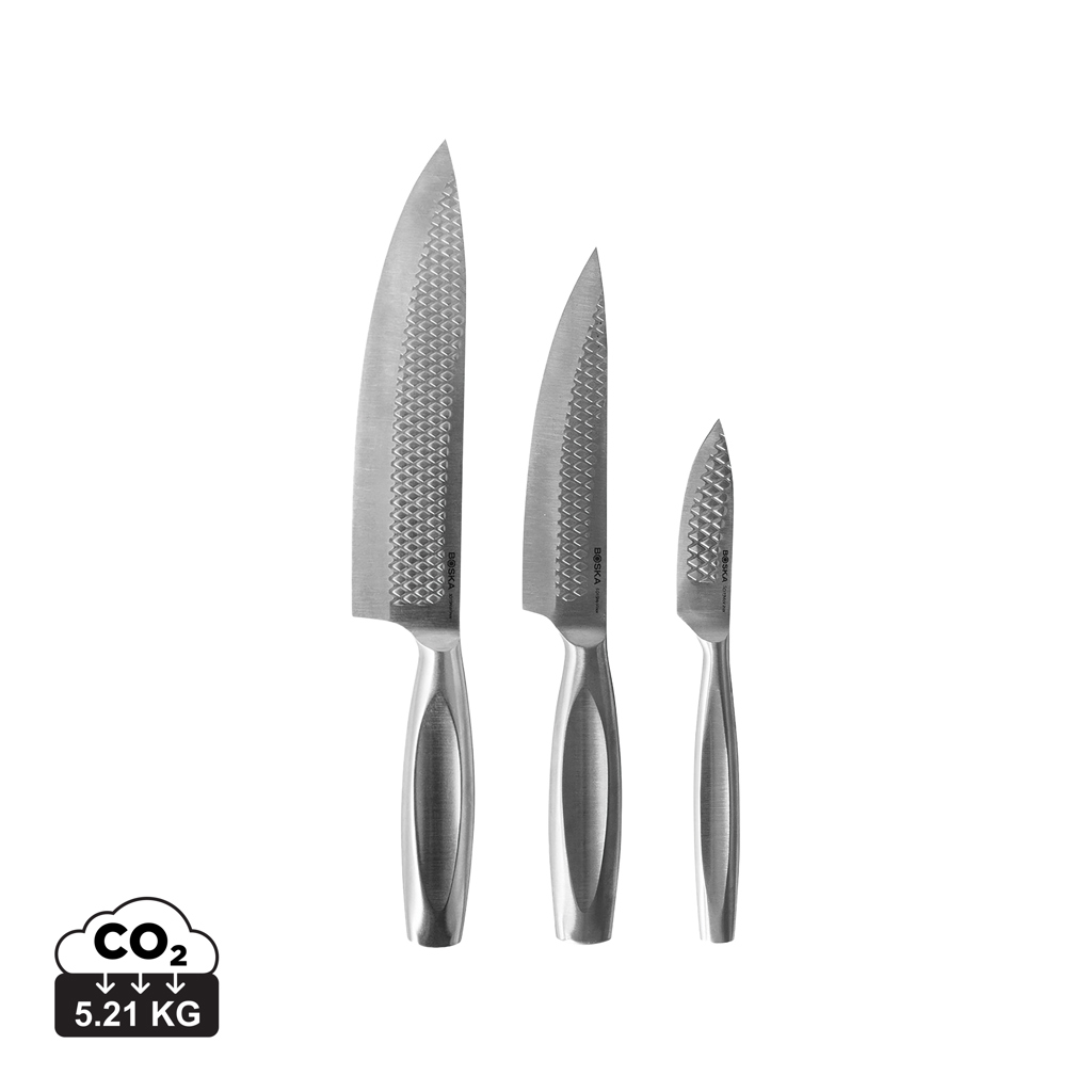 177076655394165 BOSKA Kitchen Knives Monaco+, set of 3 - Image 1