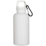Oregon 400 ml solid colour RCS recycled plastic water bottle with carabiner - Image 35