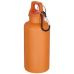 Oregon 400 ml solid colour RCS recycled plastic water bottle with carabiner - Image 37