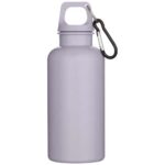 Oregon 400 ml solid colour RCS recycled plastic water bottle with carabiner - Image 43