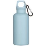 Oregon 400 ml solid colour RCS recycled plastic water bottle with carabiner - Image 7