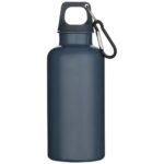 Oregon 400 ml solid colour RCS recycled plastic water bottle with carabiner - Image 15