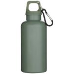 Oregon 400 ml solid colour RCS recycled plastic water bottle with carabiner - Image 19