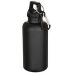 Oregon 400 ml solid colour RCS recycled plastic water bottle with carabiner - Image 25