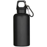 Oregon 400 ml solid colour RCS recycled plastic water bottle with carabiner - Image 27