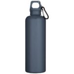 Oregon 750 ml solid colour RCS recycled plastic water bottle with carabiner - Image 7