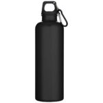 Oregon 750 ml solid colour RCS recycled plastic water bottle with carabiner - Image 11