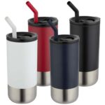Grayson 480 ml RCS recycled insulated tumbler with straw - Image 18