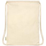 Odisha 100 g/m² OCS organic drawstring bag 5L - Image 4