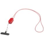 Anser recycled plastic smartphone lanyard with 27W 5-in-1 built-in cable - Image 15
